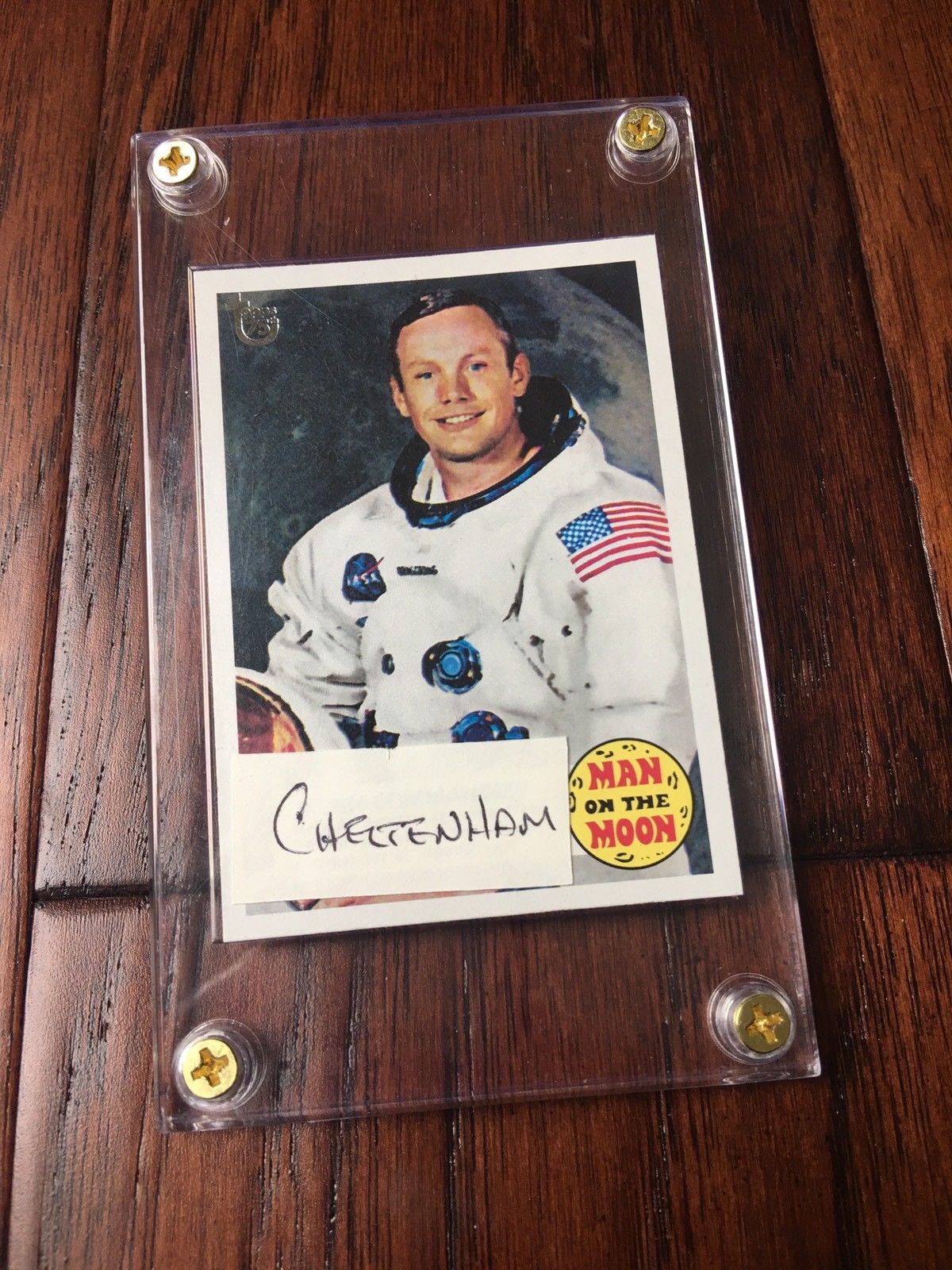 NEIL ARMSTRONG * Handwritten Cut Word + DNA * Apollo 11 * not Autograph Signed