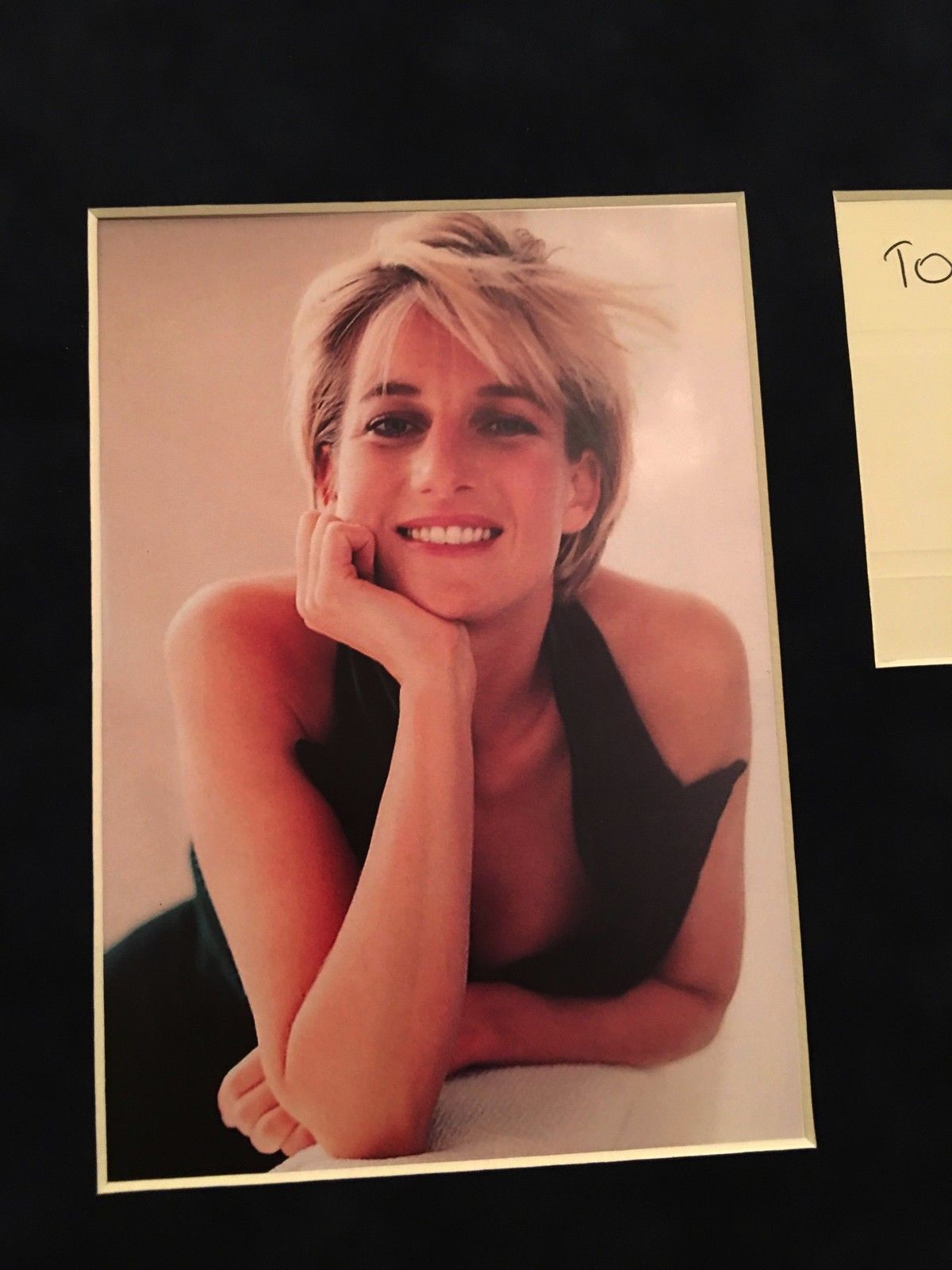 DIANA * Princess of Wales * Scarce Authentic AUTOGRAPH hand SIGNED * CONCORDE