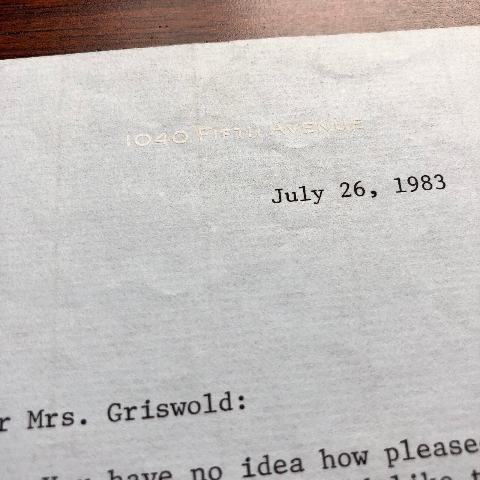 JACQUELINE KENNEDY * PSA/DNA * AUTOGRAPH Typed Letter SIGNED To Mom's Caretaker