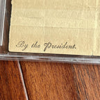 JOHN ADAMS * PSA/DNA * Cut Autograph Signed As President * Slab Signature