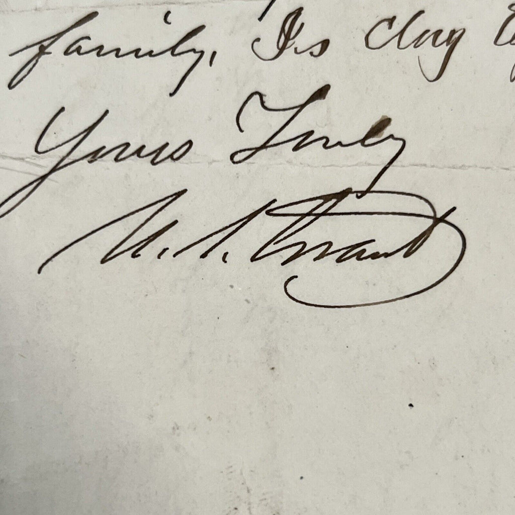 ULYSSES S GRANT * PSA/DNA * Autograph Letter Signed as President Handwritten