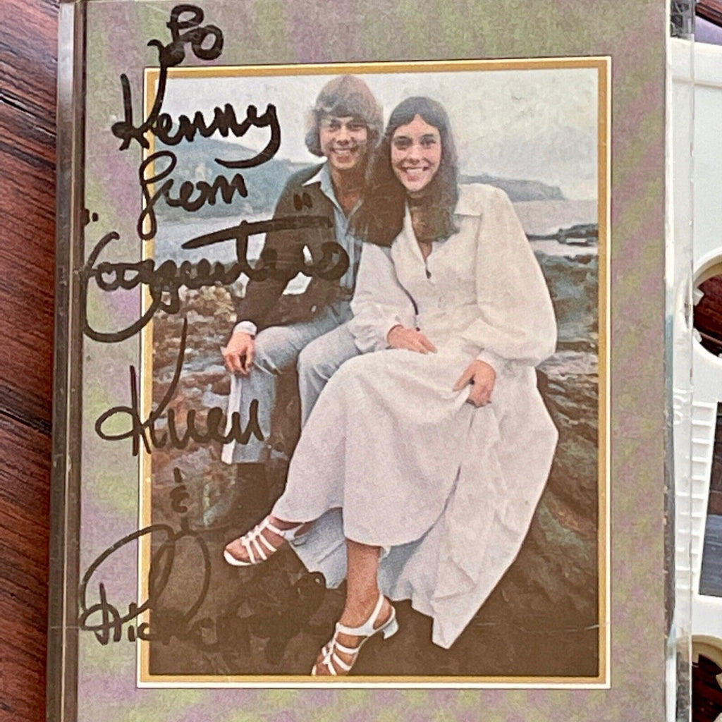CARPENTERS * JSA * Karen & Richard Autograph CLOSE TO YOU Cassette Tape SIGNED