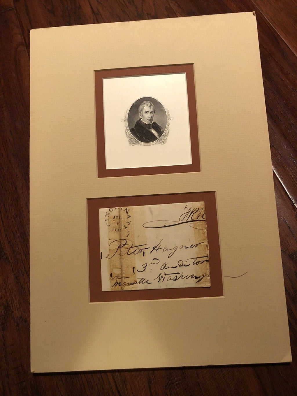 WILLIAM HENRY HARRISON * PSA/DNA Handwritten Panel * No Frank Autograph Signed
