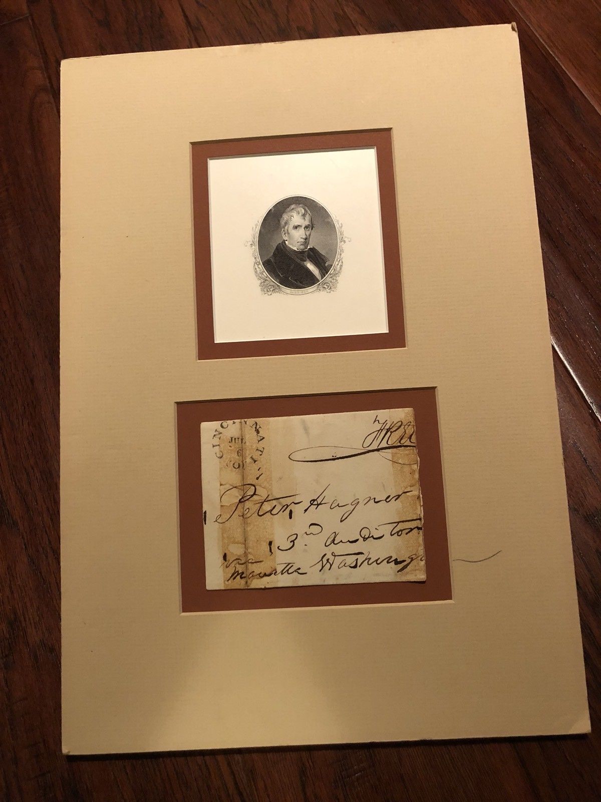 WILLIAM HENRY HARRISON * PSA/DNA Handwritten Panel * No Frank Autograph Signed