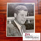 JOHN F. KENNEDY * JSA * as PRESIDENT Scarce AUTOGRAPH Photo SIGNED Rose Garden