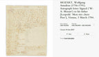 WOLFGANG AMADEUS MOZART * PSA/DNA * Autograph Cut Signature Signed * Requiem