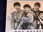PAUL MCCARTNEY + RINGO STARR SIGNED Beatles PEPPER Autographs Gold Record * COA