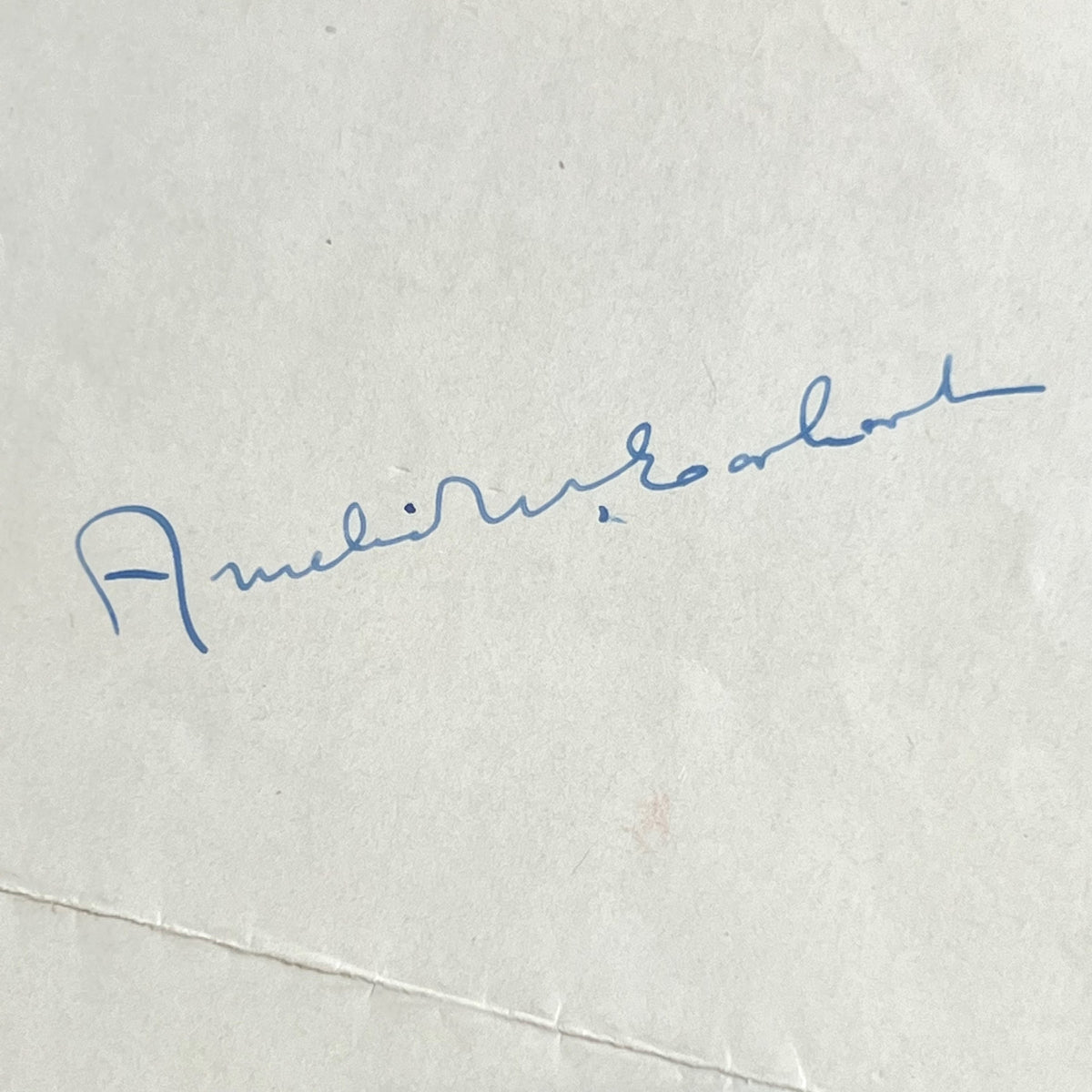 AMELIA EARHART * PSA/DNA * AUTOGRAPH Full Signature Photo SIGNED *Trans-Atlantic