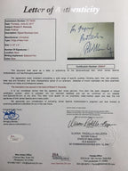 ROBERT F. KENNEDY * JSA COA * Scarce Authentic AUTOGRAPH Card SIGNED