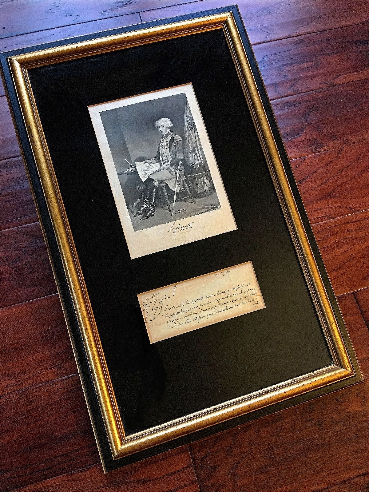 MARQUIS DE LAFAYETTE Authentic AUTOGRAPH Letter SIGNED * Revolutionary War * COA