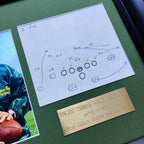 VINCE LOMBARDI Scarce Handwritten Play * JSA COA * Packers