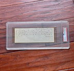 ABRAHAM LINCOLN * PSA/DNA Slab * Autograph Lengthy Handwritten Plea Signed