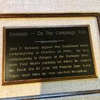 JOHN F KENNEDY * JSA COA * Authentic JFK AUTOGRAPH Signed Display * 1960