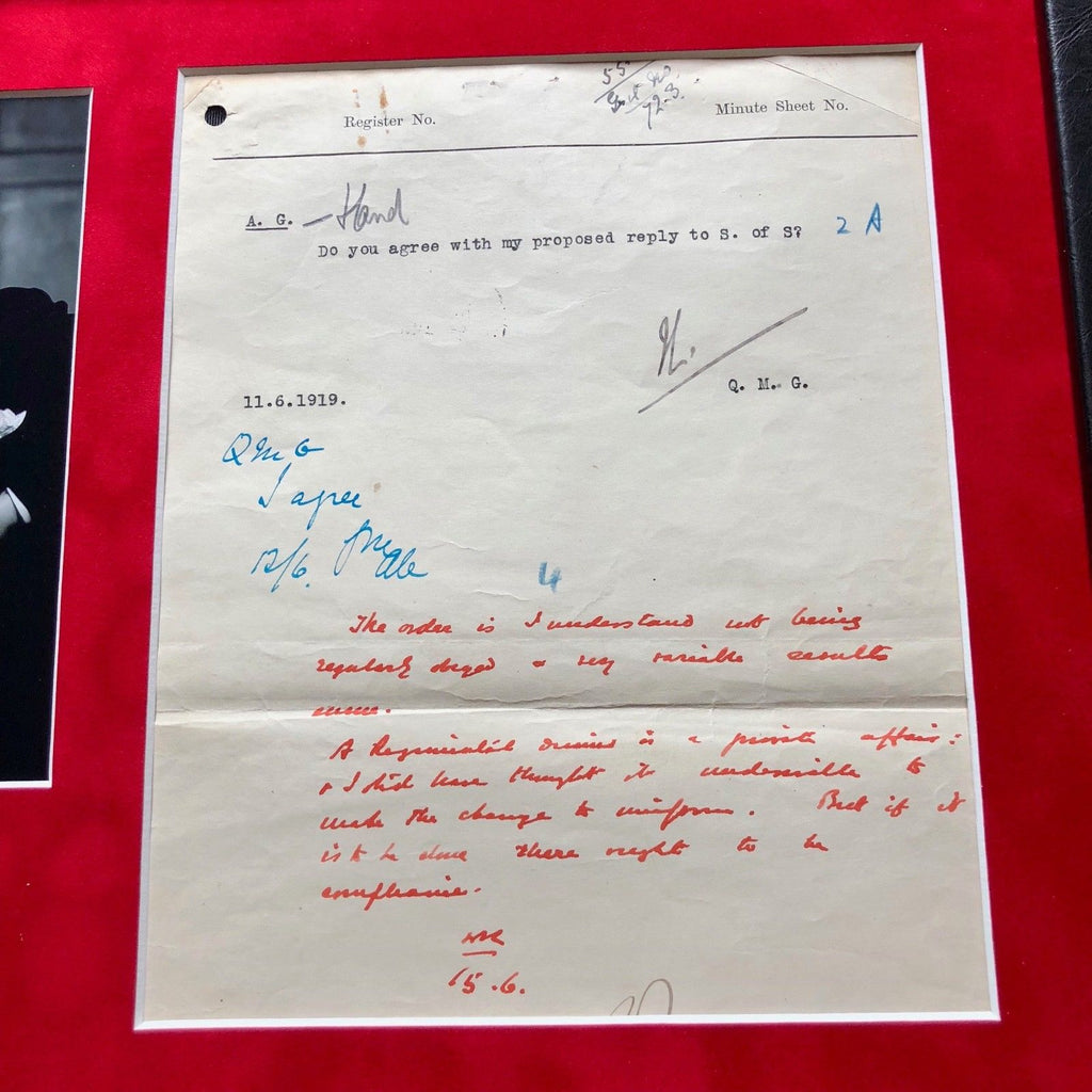 WINSTON S. CHURCHILL * PSA/DNA * Authentic Handwritten AUTOGRAPH Note SIGNED