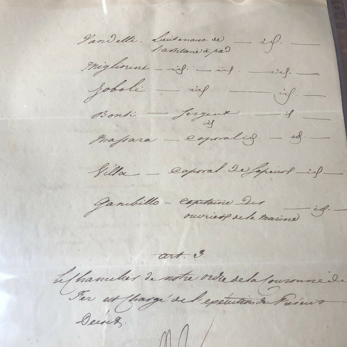 Napoleon Bonaparte * BAS Beckett Slabbed * Encapsulated Autograph Signed *