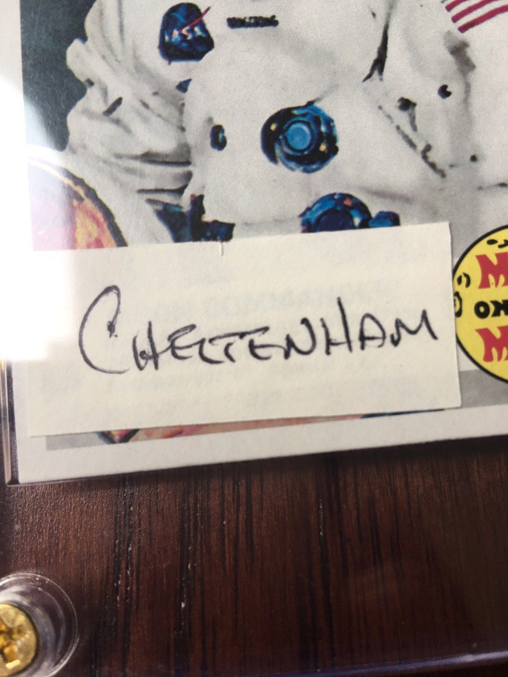 NEIL ARMSTRONG * Handwritten Cut Word + DNA * Apollo 11 * not Autograph Signed