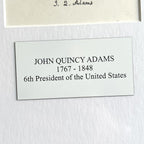 JOHN QUINCY ADAMS * Autograph Letter Re Fathers Biography & Van Buren Signed JSA