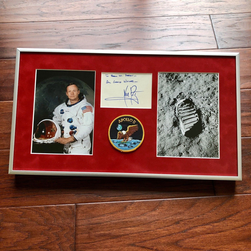 NEIL ARMSTRONG * PSA/DNA Zarelli LOA * Signed Index Card * Apollo 11 Autograph
