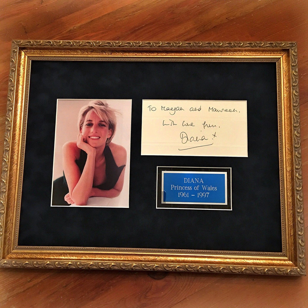DIANA * Princess of Wales * Scarce Authentic AUTOGRAPH hand SIGNED * CONCORDE