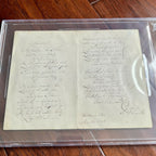 SAMUEL FRANCIS SMITH *Beckett BAS * America / My Country 'Tis of Thee AUTOGRAPH