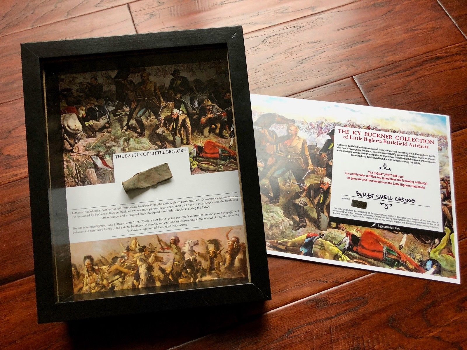 CUSTER'S LAST STAND * Original Battlefield Dug Artifact * LITTLE BIGHORN * COA
