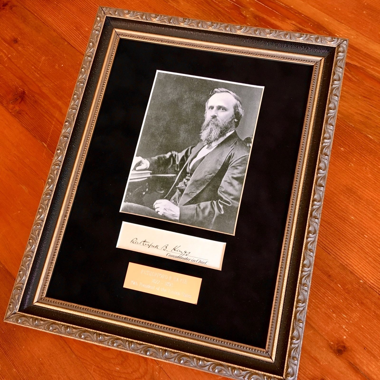 RUTHERFORD B. HAYES * Scarce Full Autograph Signed ** as PRESIDENT **