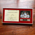 APOLLO 11 CREW SIGNED * PSA Zarelli * AUTOGRAPH "One Small Step" Neil Armstrong