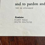 QUEEN ELIZABETH II * JSA LOA * Hand Signed Royal Pardon Document Autograph