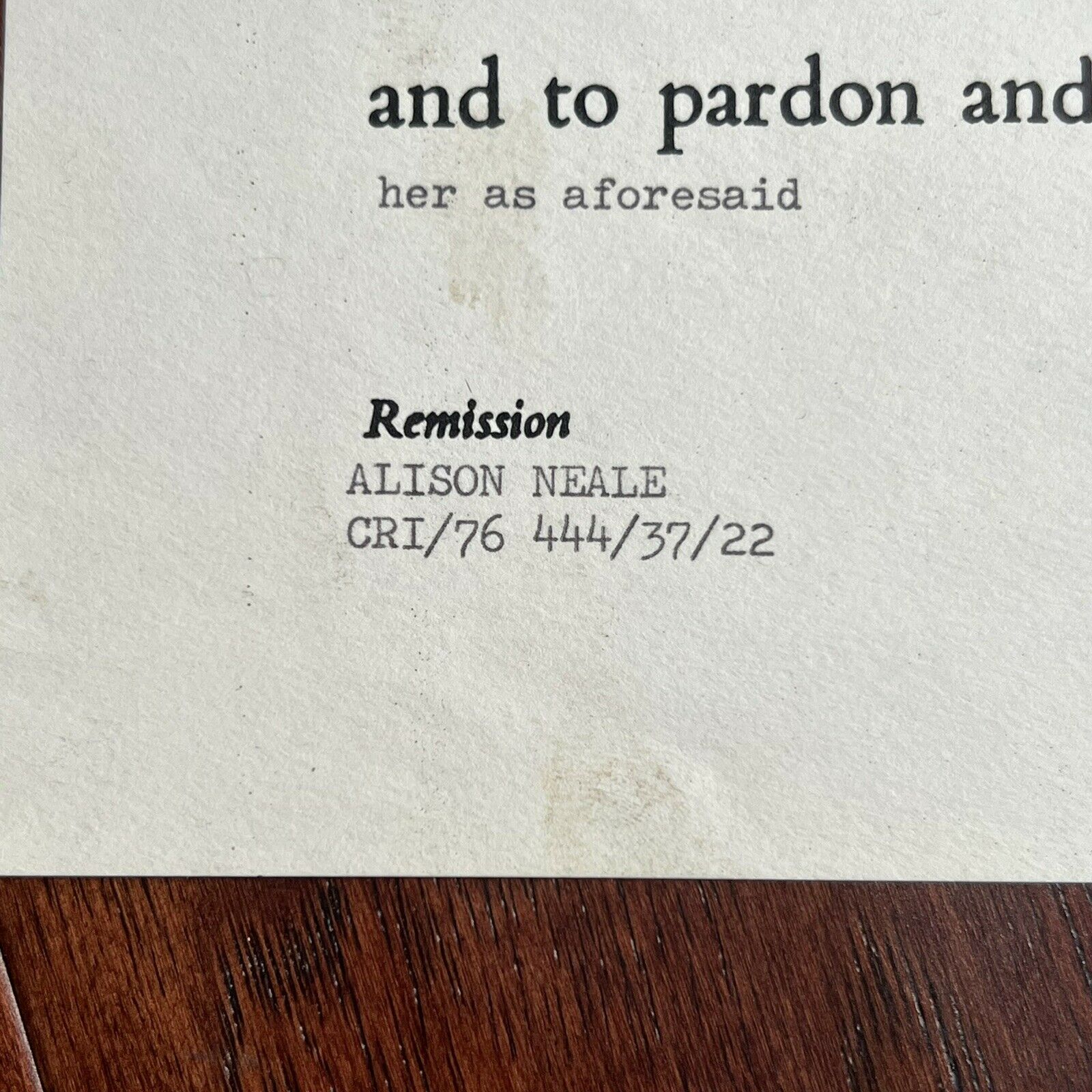 QUEEN ELIZABETH II * JSA LOA * Hand Signed Royal Pardon Document Autograph