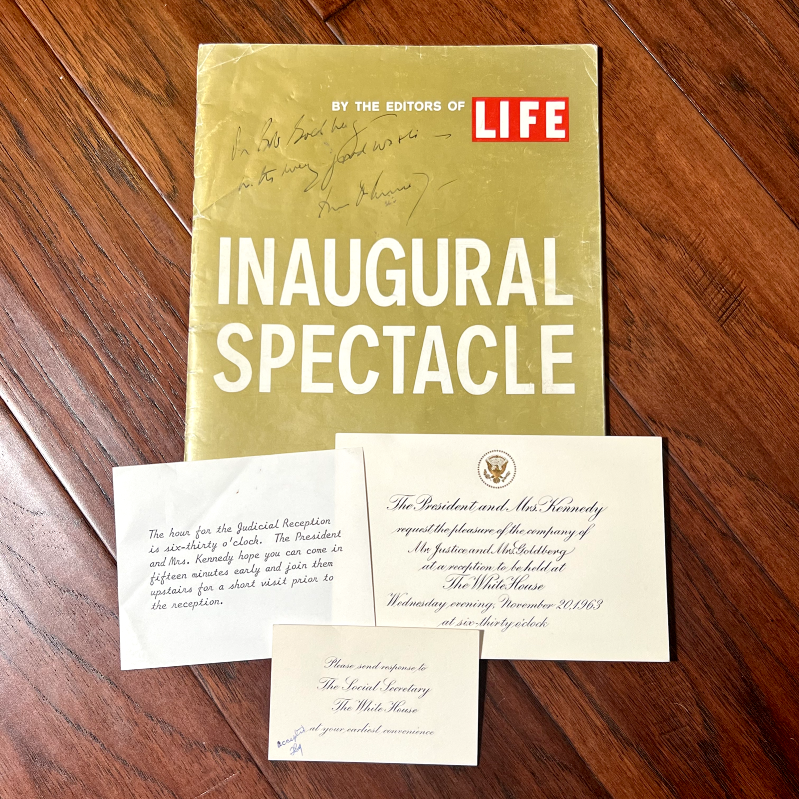 JOHN F. KENNEDY * PSA/DNA * Signed ASK NOT Speech Autograph 2 Days Before Death