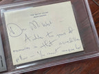 JACQUELINE KENNEDY * WHITE HOUSE NOTE * Autograph Hand SIGNED * As First Lady