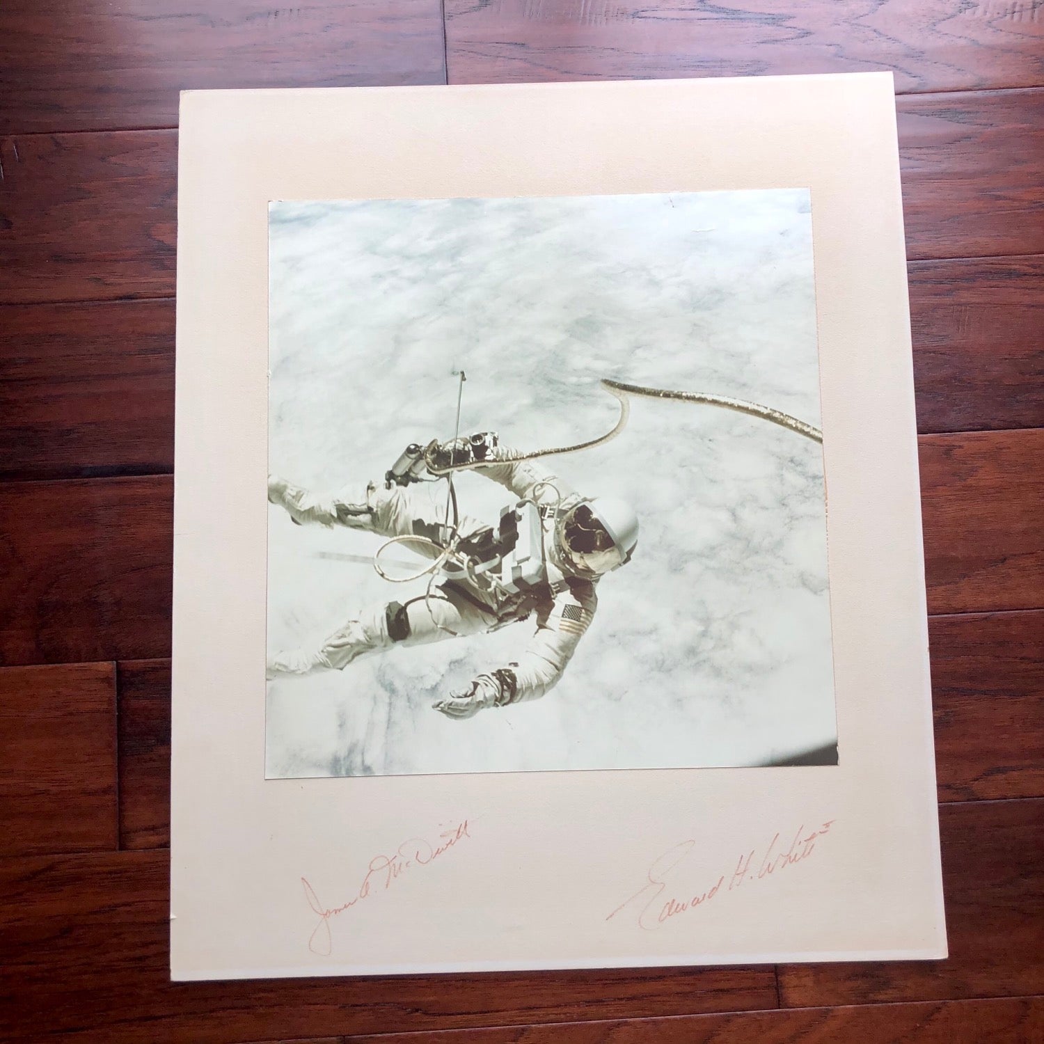 EDWARD H WHITE * JSA * Gemini IV Space Walk AUTOGRAPH Photo SIGNED * McDIVITT