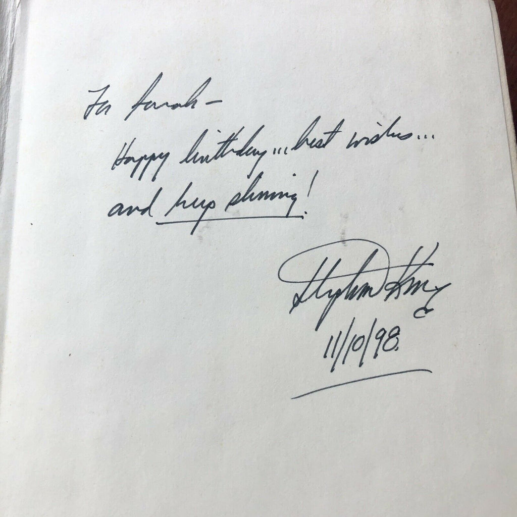 STEPHEN KING * Beckett BAS * Hand-Signed "The Shining" Book Autograph Inscribed