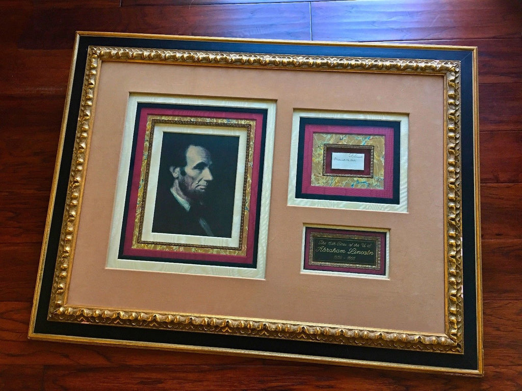 ABRAHAM LINCOLN * Autograph Endorsement Signed * ONLY DAYS BEFORE ASSASSINATION