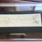 JAMES A. GARFIELD * PSA/DNA Slabbed * Autograph Free Frank Signed * President