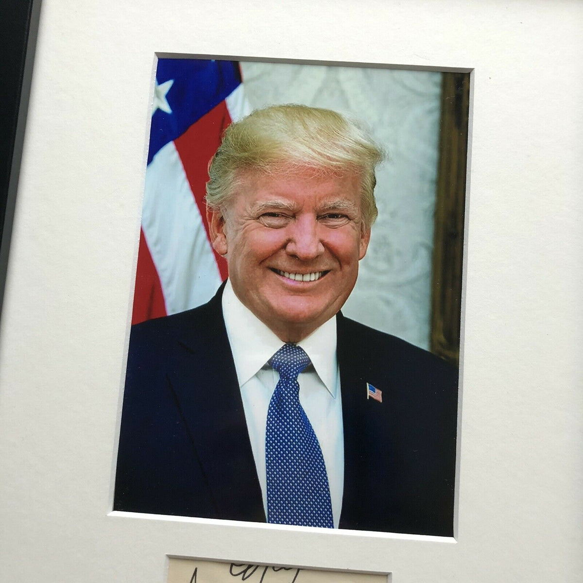 DONALD J TRUMP * JSA LOA * Full Signature Autograph Signed Paper * President