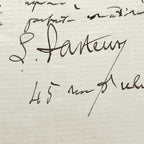 LOUIS PASTEUR * PSA/DNA * Autograph Letter Testing His Vaccine for Pigs Signed