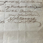 JOHN HANCOCK * PSA/DNA * Handwritten Autograph Letter Signed SLAVERY Content *