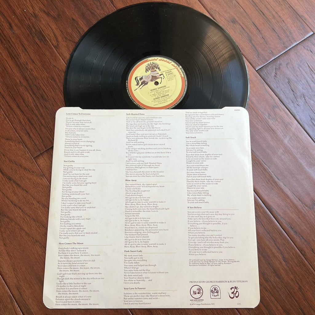 GEORGE HARRISON * PSA/DNA LOA * Autograph Self Titled LP Signed Album Beatles