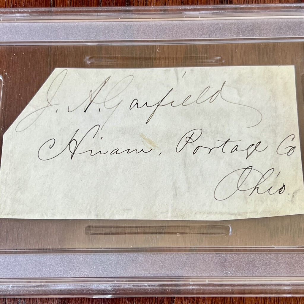 JAMES A. GARFIELD & LUCRETIA GARFIELD * PSA/DNA * Dual AUTOGRAPH Envelope SIGNED