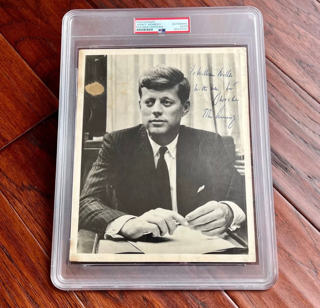 JOHN F. KENNEDY * PSA * Autograph SENATE Photo SIGNED * JFK Portrait Signature