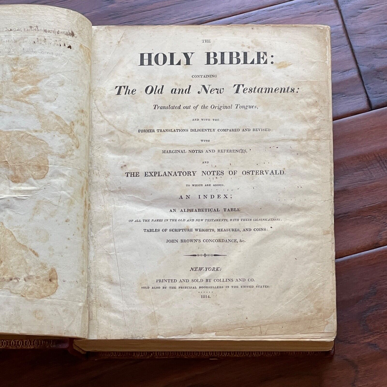JOHN ADAMS * JSA * Autograph Family Bible Signed & Gifted to his Granddaughter