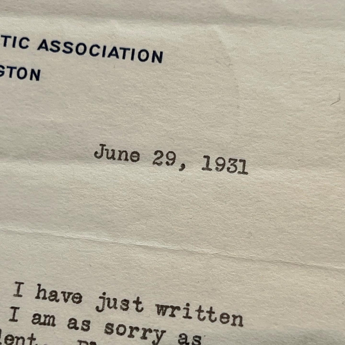 Amelia Earhart Signed Letter Apologizing After Crashing an Aircraft