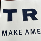 DONALD TRUMP * JSA * Signed Make America Great Again Campaign Autograph Poster