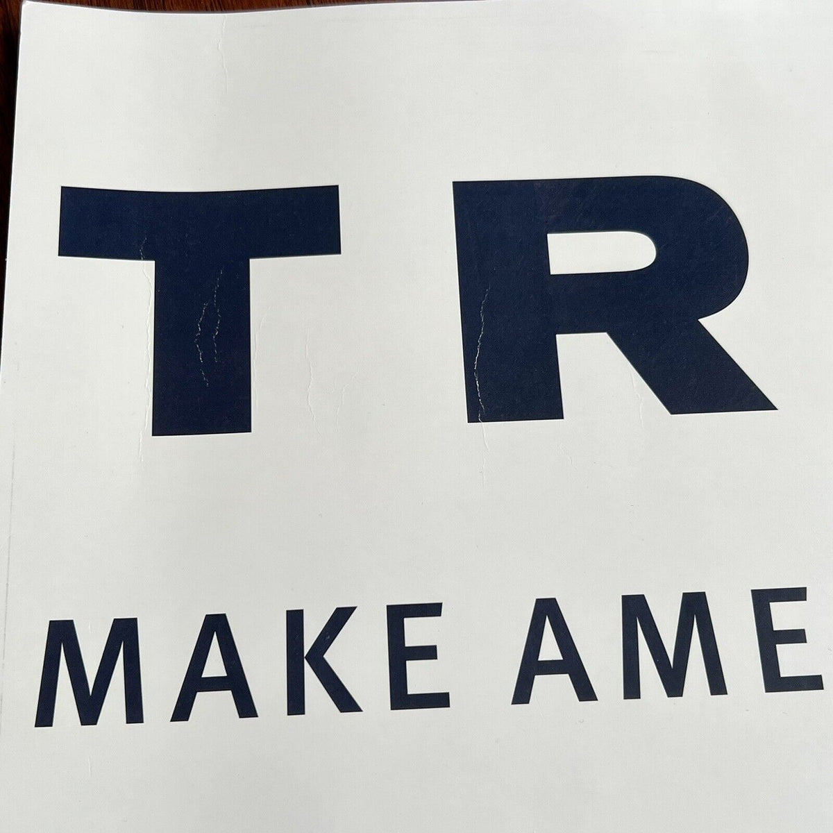 DONALD TRUMP * JSA * Signed Make America Great Again Campaign Autograph Poster