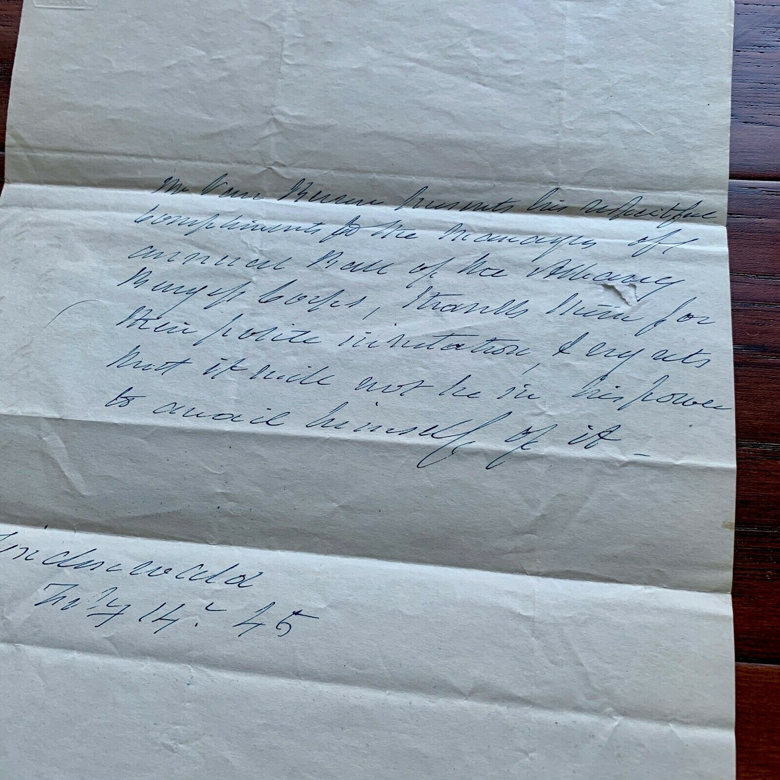 MARTIN VAN BUREN * JSA * Handwritten AUTOGRAPH Letter SIGNED