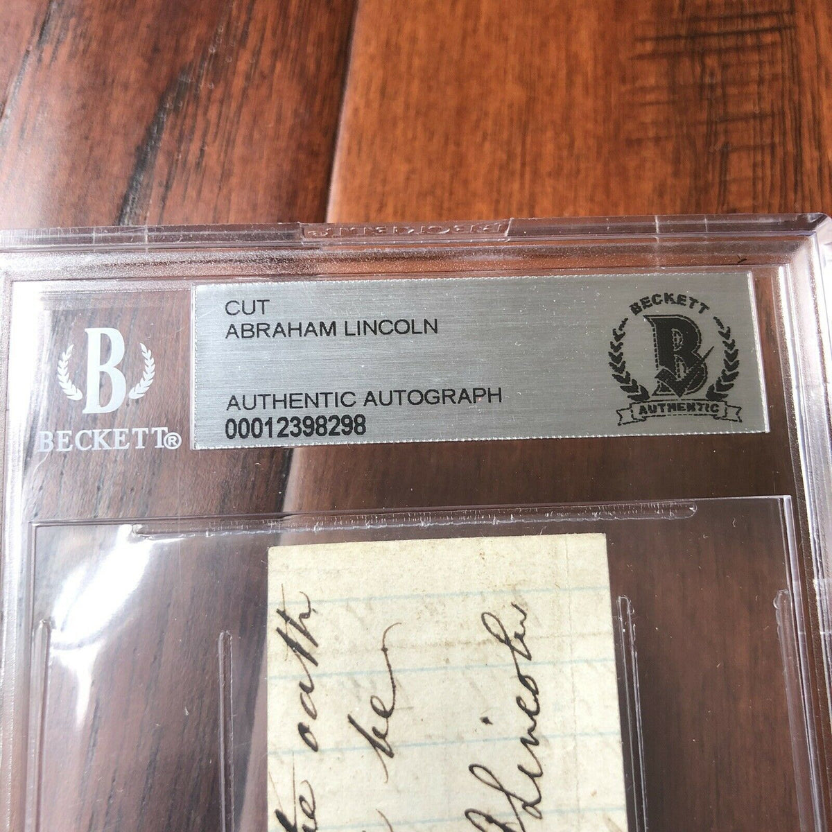 ABRAHAM LINCOLN * BAS JSA * Autograph AMNESTY Signed DAYS BEFORE ASSASSINATION