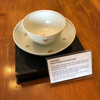JOHN ADAMS * Personally OWNED & USED Teacup & Saucer * Boston Tea Party