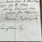 FLORENCE NIGHTINGALE * PSA/DNA * Scarce Full Signature Autograph Letter Signed