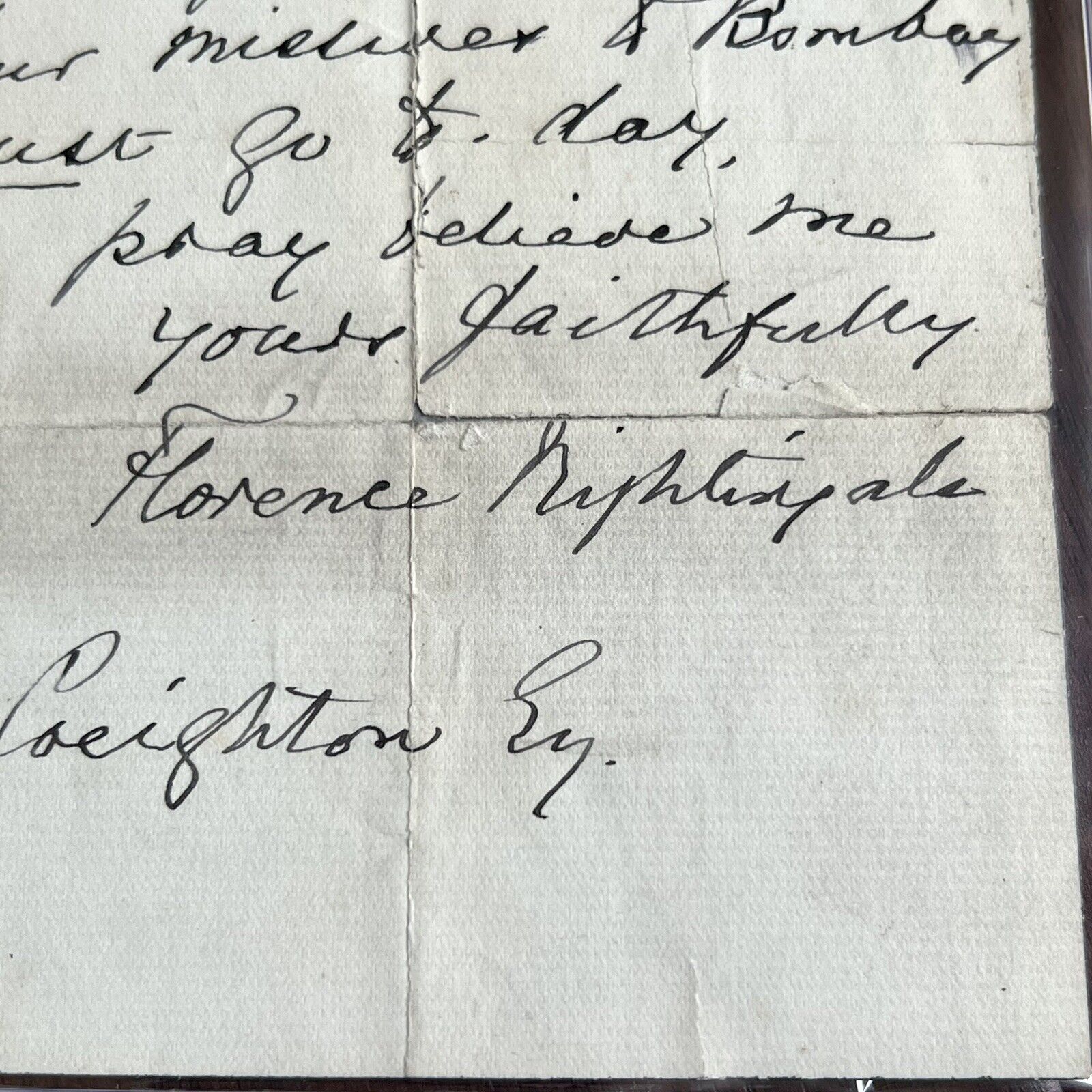 FLORENCE NIGHTINGALE * PSA/DNA * Scarce Full Signature Autograph Letter Signed